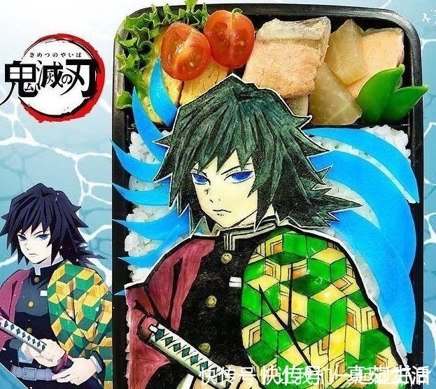 富冈|《鬼灭之刃》便当你见过吗完美还原人物形象,精美到不敢吃