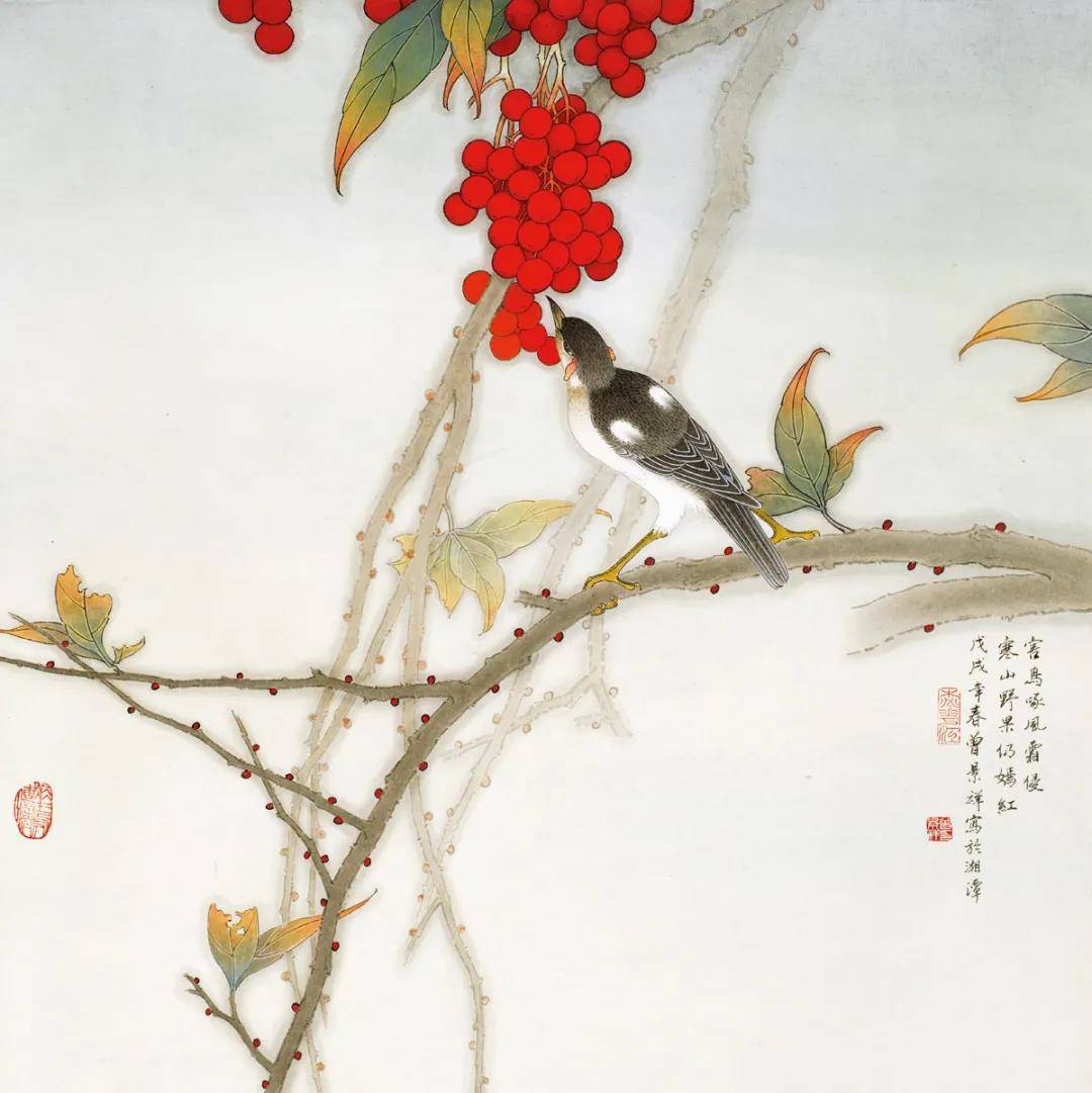 湘潭师范学院!翰墨丹青展风采——画家曾景祥花鸟画作品欣赏