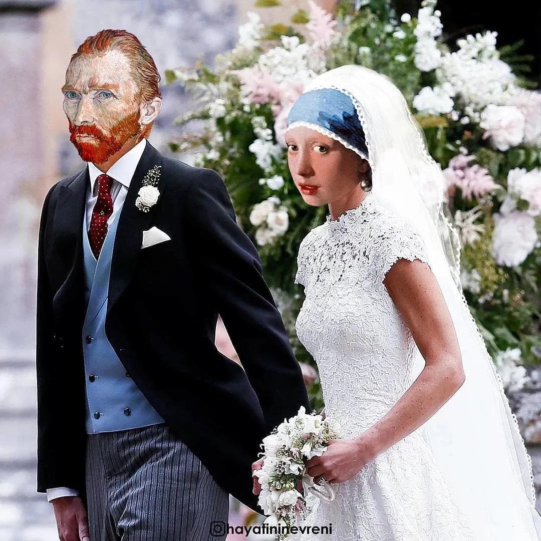 阿尔勒!艺术PS大神恶搞世界名画,梵高和蒙娜丽莎哭晕在厕所…