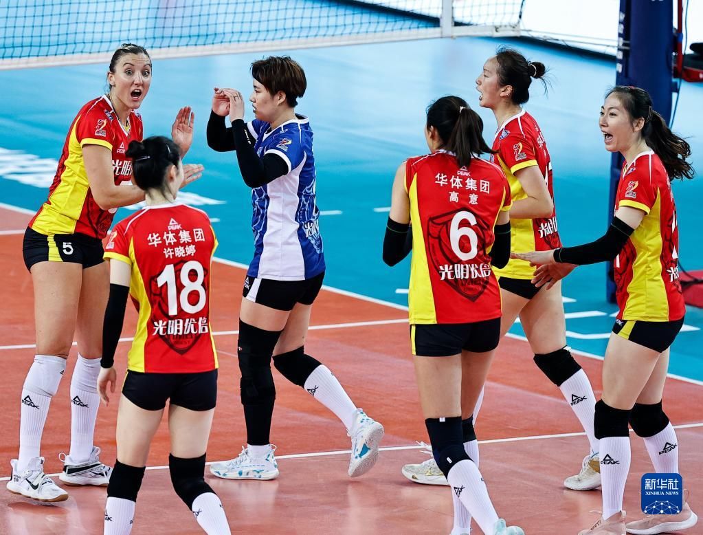 晉級(jí)決賽|女排聯(lián)賽半決賽：江蘇勝上海 晉級(jí)決賽