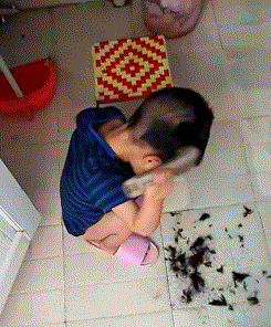 |搞笑GIF:好家伙这到底谁哪位大神砸过来的,竟能这么准