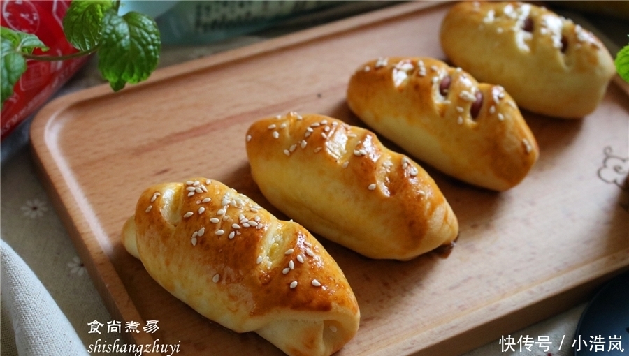 此款面包要收好,简单卷一卷,层次分明,香软可口,在家做方便