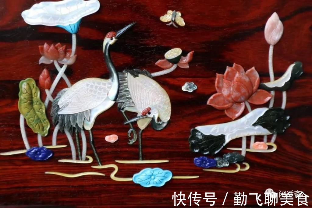 文人#文人案头陈设之雅器,紫檀镶百宝,福寿绵长插屏