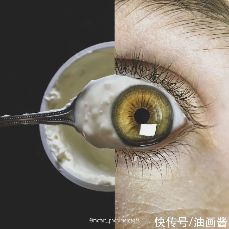 魔术表演!16幅关于眼睛的错觉创意,让你打开想象的翅膀,换一个视角看世界
