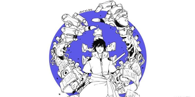 带土|当火影遇上“战斗天使”画风，带土装上机械手臂，鼬依旧喜欢团子
