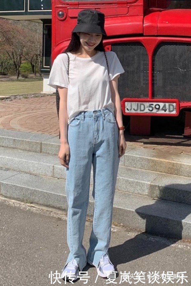 穿搭|最近火了一种穿搭叫:“不好好穿”牛仔裤!吸睛还显腿长,真时髦
