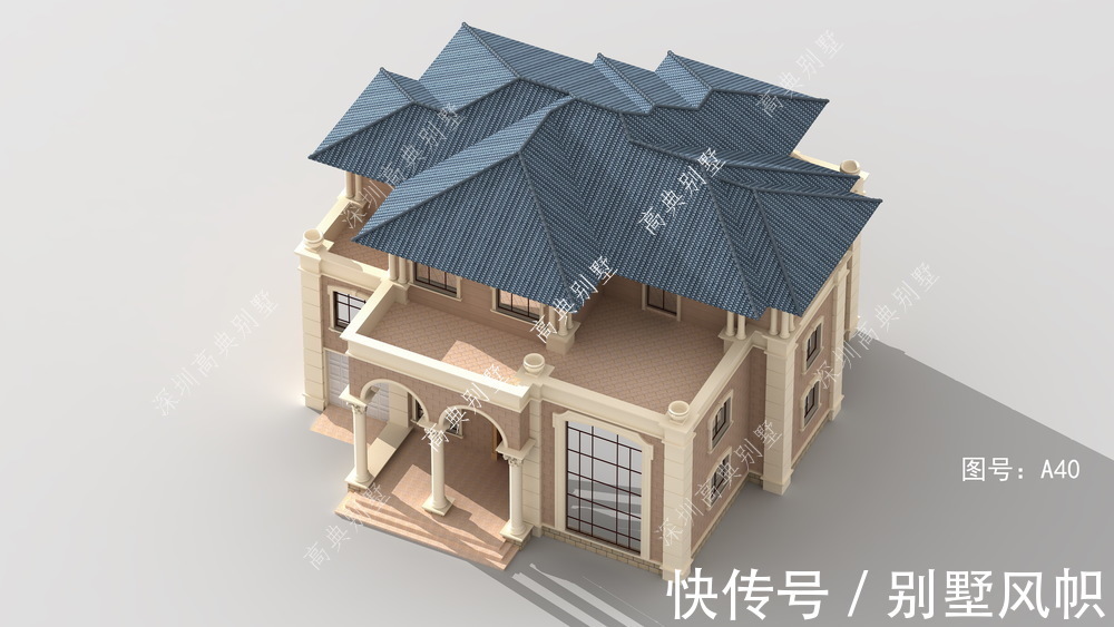 别墅|这款简欧别墅设计，建一栋来居住，看四季的好风景。