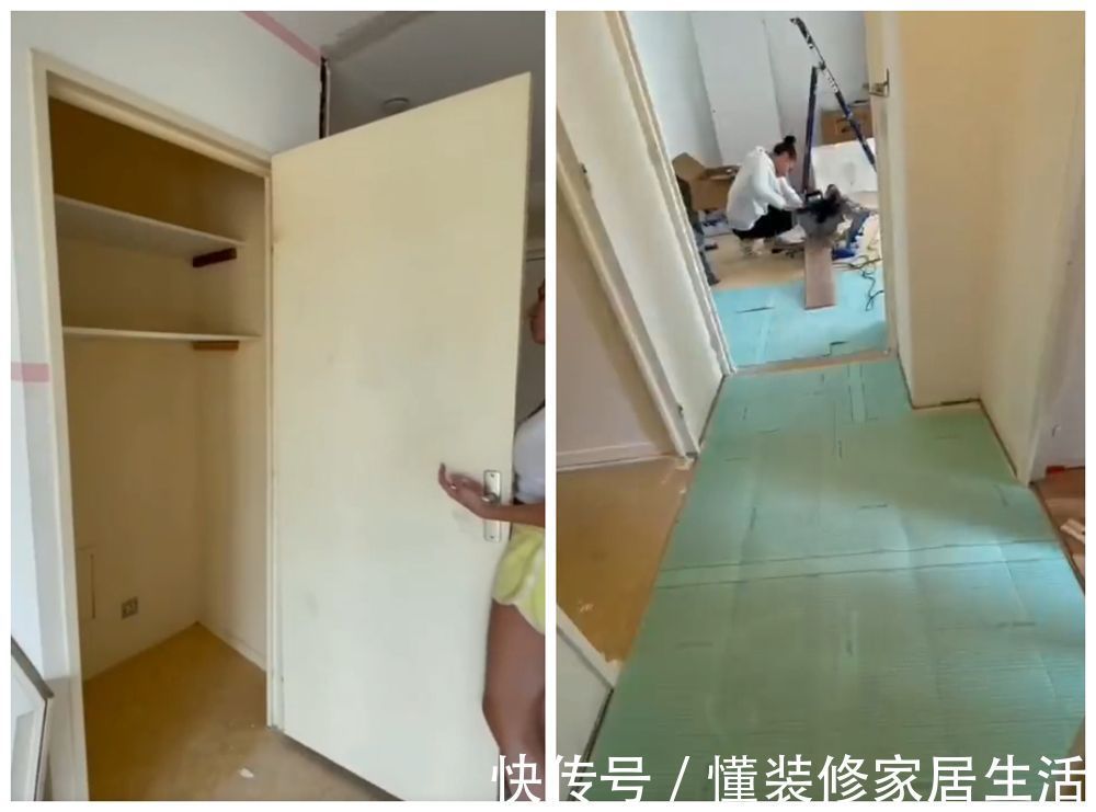 橱柜|一位小姐姐低价买下旧房，为省钱自己动手装修，网友：太能干了