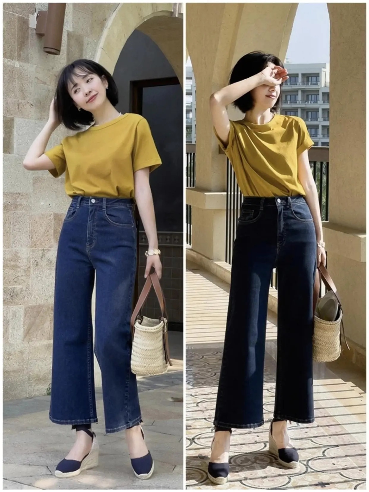 显瘦|“短袖T恤+半身裙”这也太配了吧!显白显瘦,太适30岁的女人了