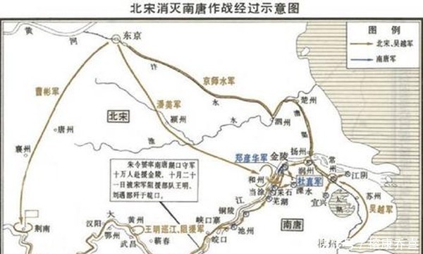 五代十国之南唐:后主李煜断交宋廷,积极抵御仍挡不住被俘国亡