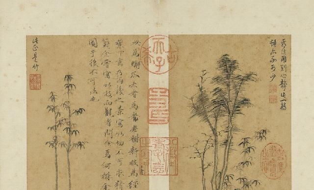 绘画#700年前的一张古画谱,被乾隆独自珍藏,寥寥几笔却甚为可贵