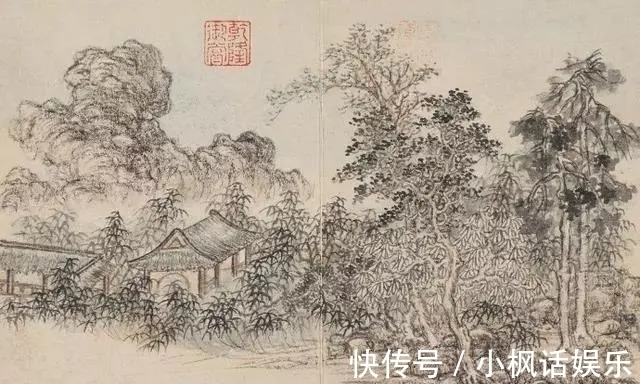 董邦达$一个拿皇家俸禄的画家｜董邦达小品山水画