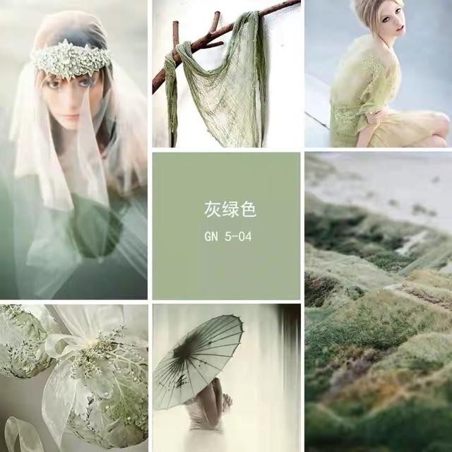 减龄 不要再崇拜复古色,试试今年流行的灰绿色,减龄还时髦