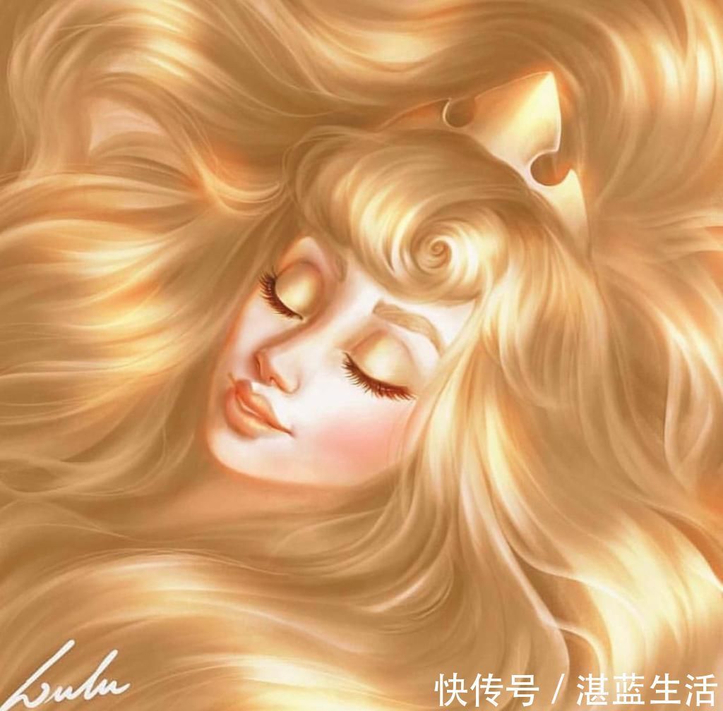 爱洛公主!当迪士尼公主的发量变得超多后,看起来更美了