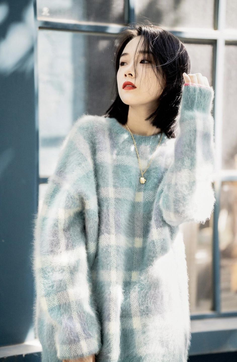 半身裙|这些才是“毛衣”的高级穿法,柔软舒适又百搭,保暖温柔不挑人