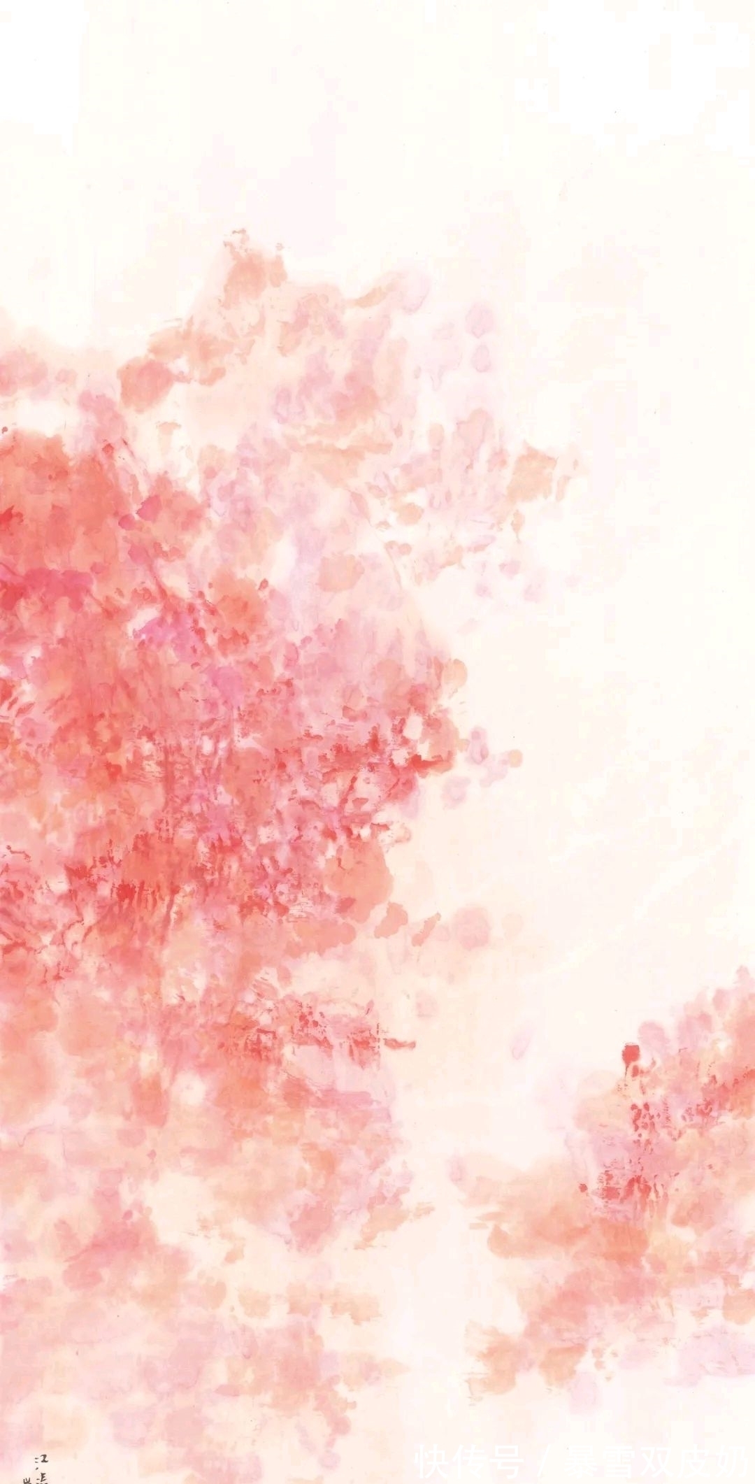 山水画!以色代墨,以意态代形象|查律山水画