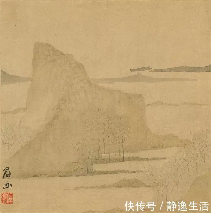 阳曲人#明清文人的山水情怀——傅山、傅眉父子《山水花卉册》欣赏