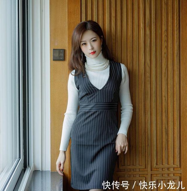 马甲裙|西装外套搭配马甲裙,身处职场的你一定不要错过这时尚干练的搭配