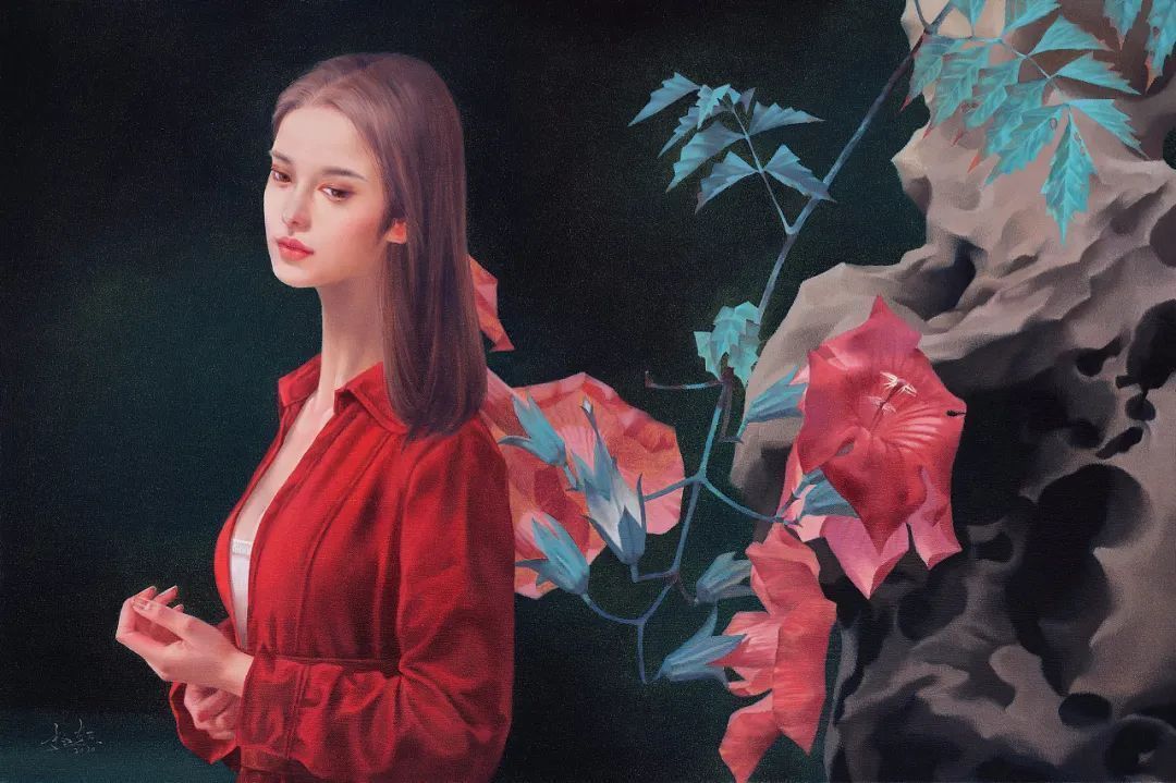 杨超@杨超:人体油画唯美而清雅脱俗,画出了东方女子的纯净与圣洁