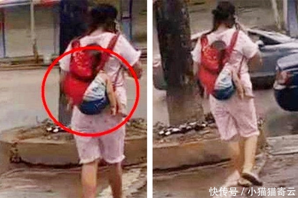 孩子|粗心妈妈自顾打电话,看到后背小宝贝,经人提醒后心里不是滋味