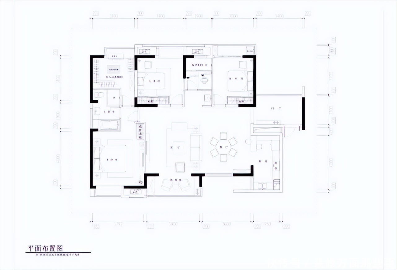 三居室|130平黑白灰现代风三居室,高雅的品味与独到的审美