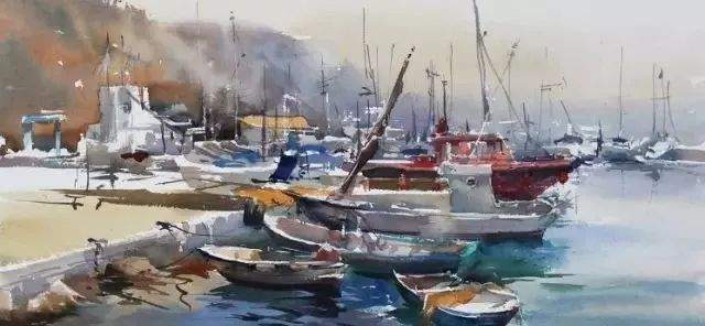 风景|风景诱人!这样的水彩作品,怎能不爱?