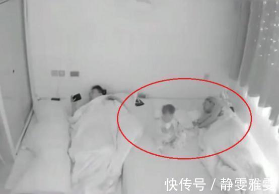 家务事|监控拍下11个月宝宝，半夜自己爬起来喝奶，网友：这孩子来报恩的