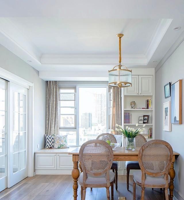 户型|现代感十足的新房装修完工,全屋木地板超温馨,全明户型就是漂亮