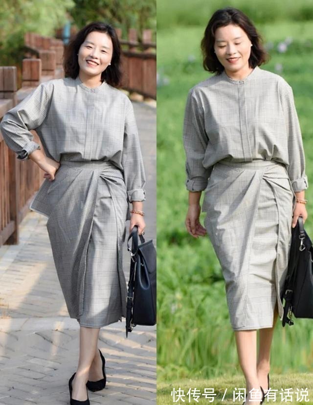 质感|女人到中年别穿得花花绿绿,学50岁韩国主妇这么穿,优雅有高级感