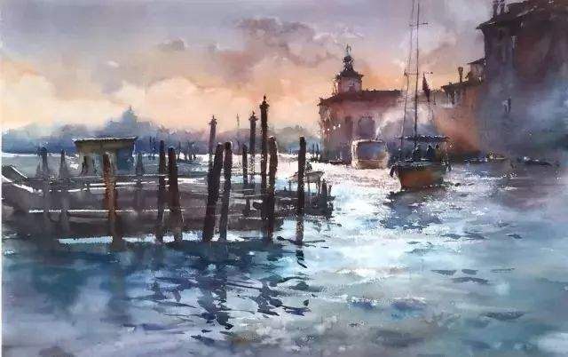 风景|风景诱人!这样的水彩作品,怎能不爱?