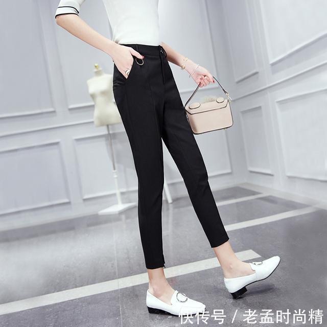 腿型 九分裤+休闲鞋,春季最实穿又时髦有型的组合,显瘦显高还减龄