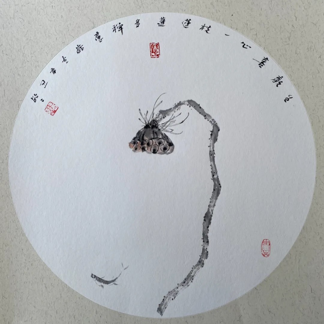 蔡玲!《书画南北方》一一《写意生活艺术组合》迎春中国画小品展