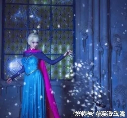 艾莎|大学生cos艾莎，本以为会很失望，看到成品没想到惊艳了