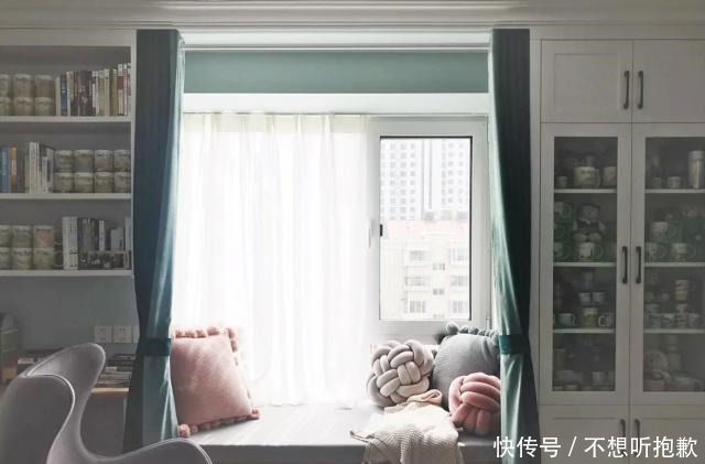 柜子|通风半年，过几天搬新家，全屋真漂亮，飘窗改柜子真实用，晒晒！