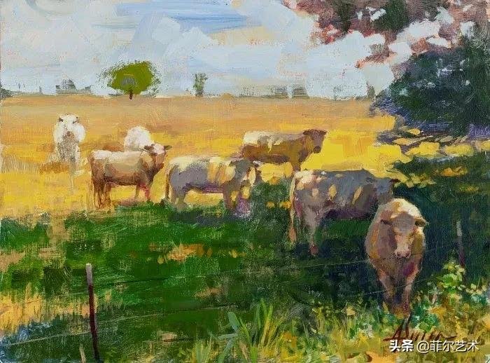 真实性|美国画家杰森·萨克兰色彩优美的外光派风景油画作品欣赏