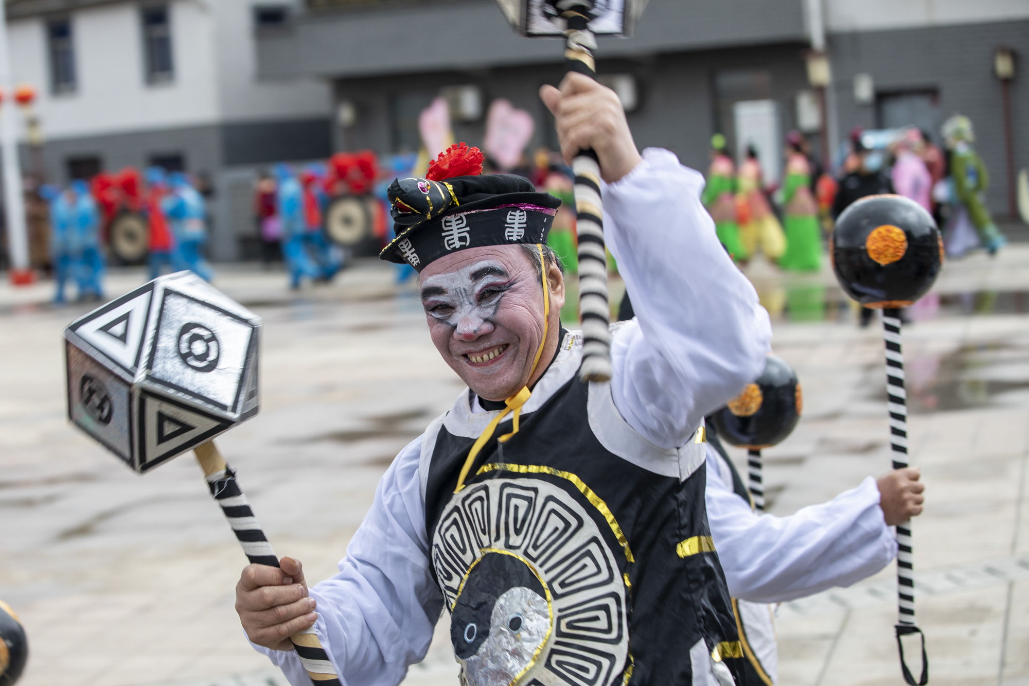 宁波市|元宵踩街里的北仑郭巨年