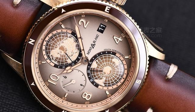 来自沙漠的灵感,全新万宝龙1858系列南北半球世界时腕表