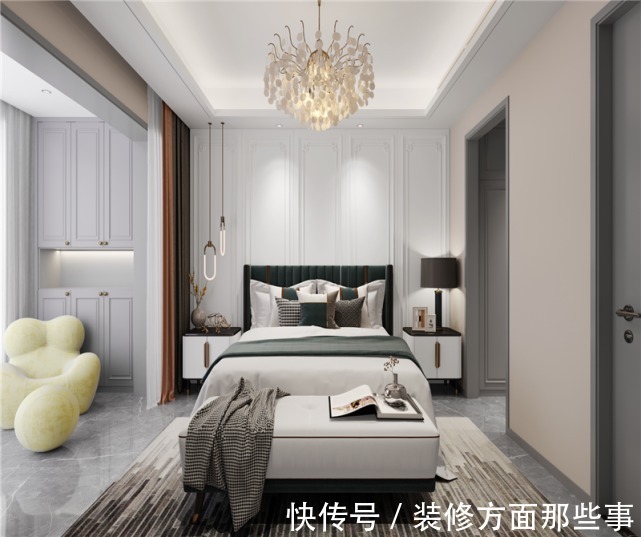 三居室|133平现代风三居室,灰色与白色相映衬,冷静沉着