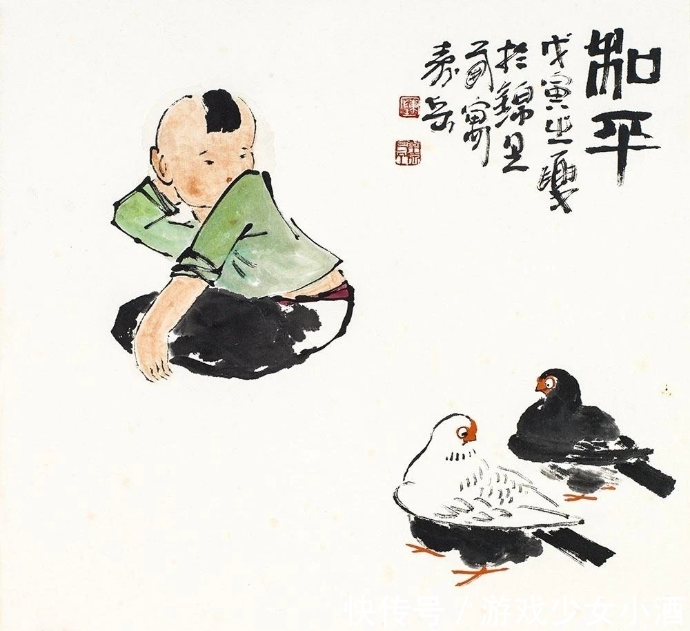 陈子庄@他贵为山水画大师的儿子,绕开中国画师承的最大忌讳,可敬可嘉!