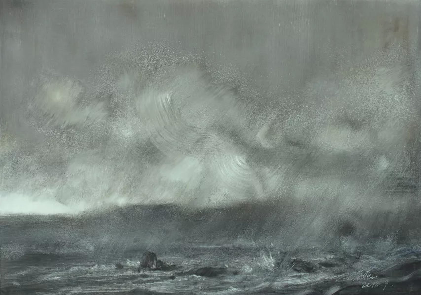 薄暮#[第七届庐山水彩节邀请嘉宾]姚波艺术作品展