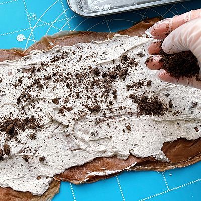 白砂糖|巧克力味千层毛巾卷