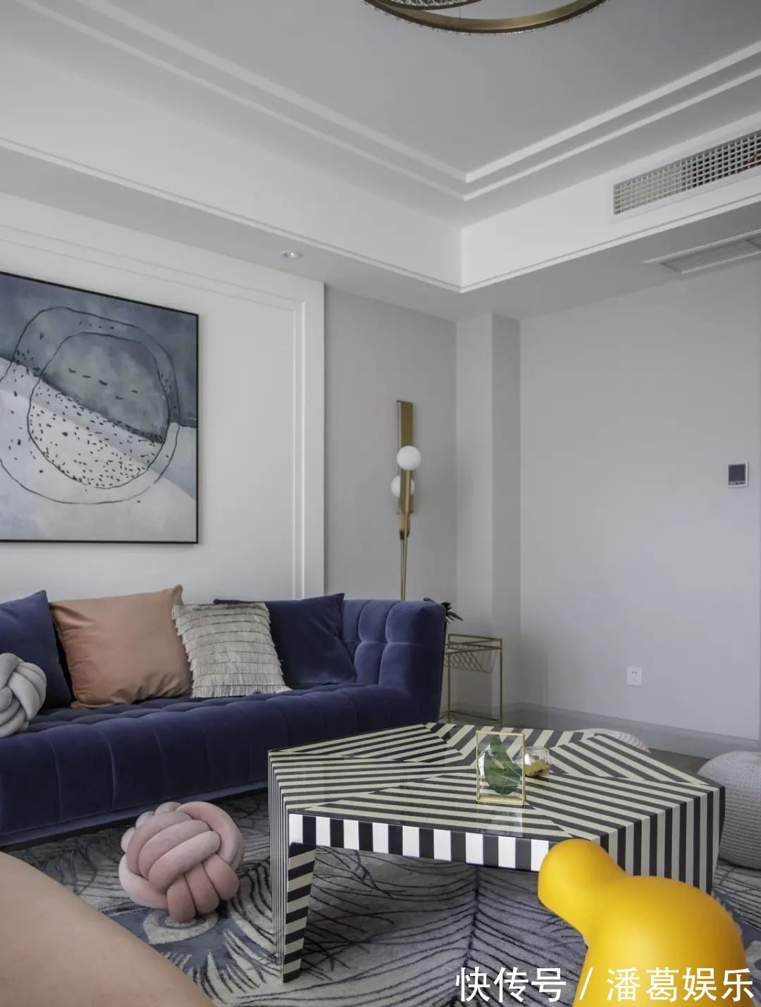 情趣|180㎡浪漫小窝，蓝与粉、灰与白，优雅情趣，轻松舒适