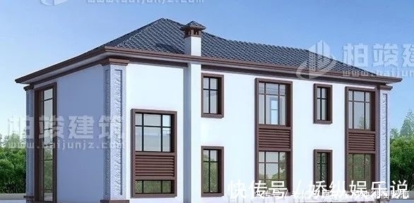 别墅|新中式二层农村别墅,低调大气,30万起建,中式的传统美才能永不过时!