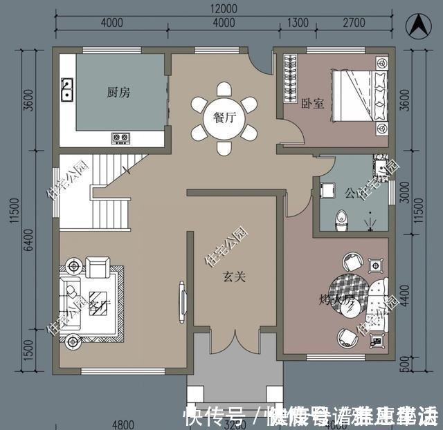 宅友|农村盖新房,不想盖千篇一律的农村欧我给你推荐这几套图纸!