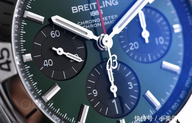 演绎多样型格 品鉴百年灵机械计时系列宾利绿腕表
