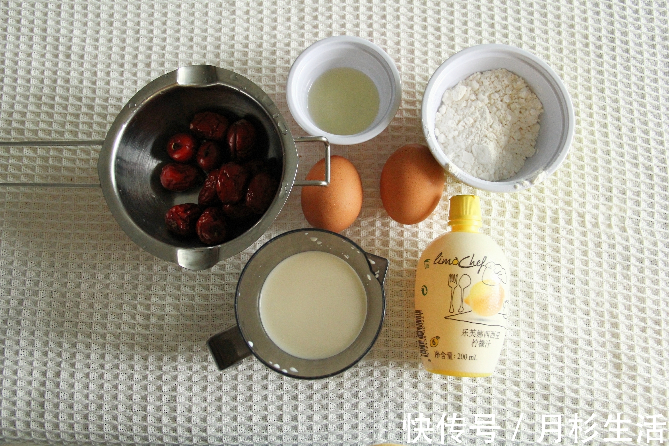 面糊糊|无糖红枣纸杯蛋糕，口感松软，制作简单