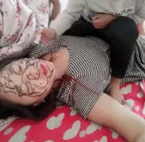 |搞笑GIF：大金毛估计是湖南的，四川重庆吃红辣椒，湖南就爱青椒