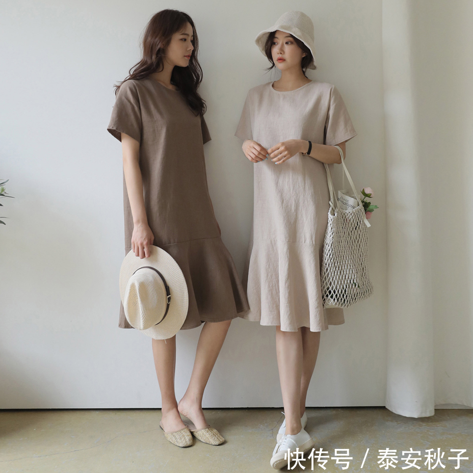 穿搭|怕热女人最爱的“棉麻裙”穿搭：清爽又舒适、穿出气质美！