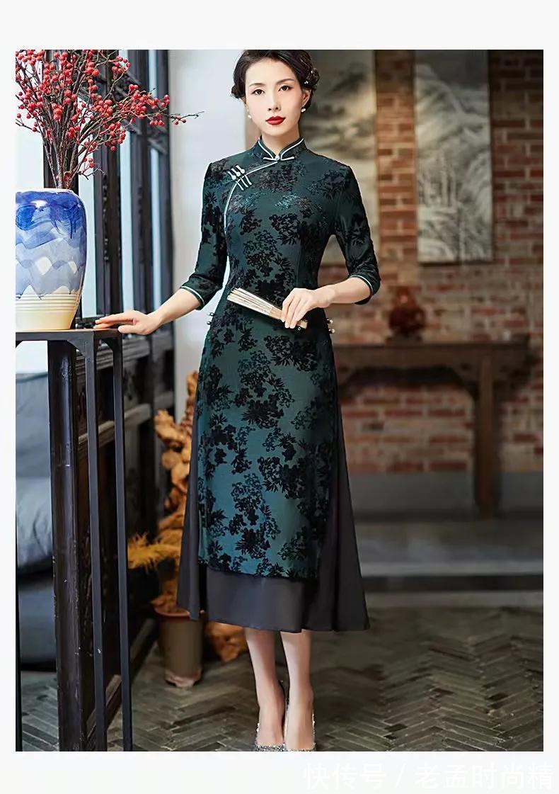 阔太太|建议阔太太这样穿改良旗袍裙,不挑场合不挑人,优雅高贵人人夸!