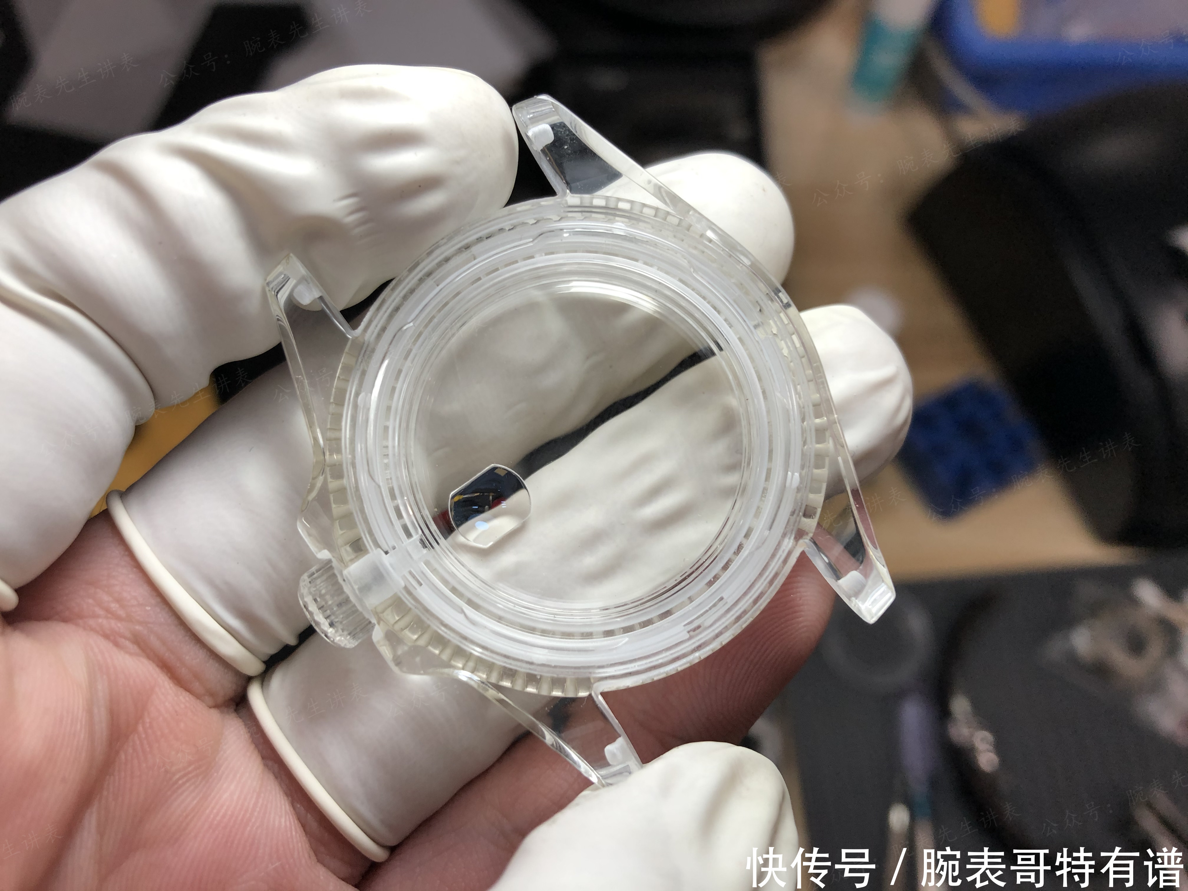 全水晶壳机身,爆改劳力士水鬼!撞表率为零的劳力士透明水鬼!